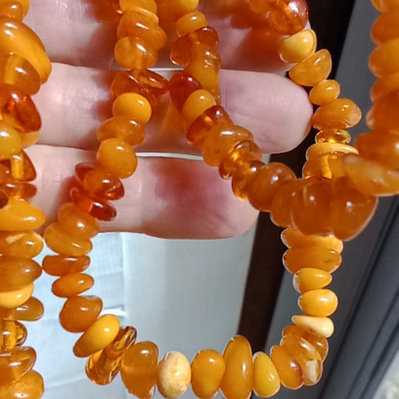 Authentic Baltic Amber Necklace #840 - Picture 14 of 14